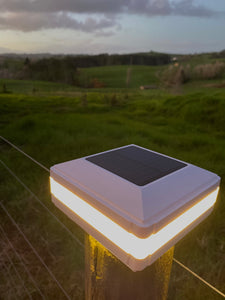 Solar Post Cap - White