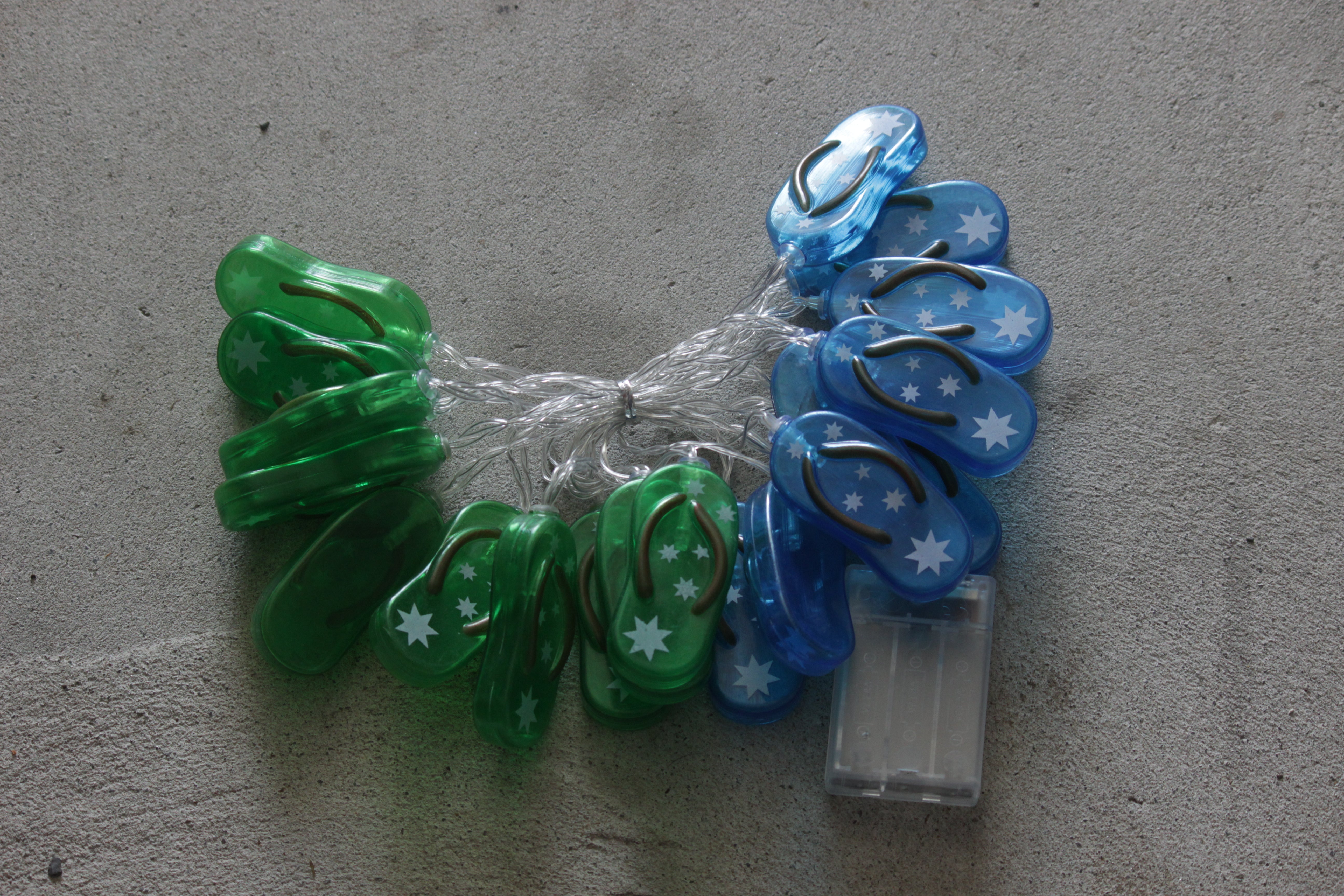 SAMPLES - Battery Kiwi Jandles - Blue & Green