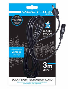 Vectral Waterproof Extension Cord 3m Black